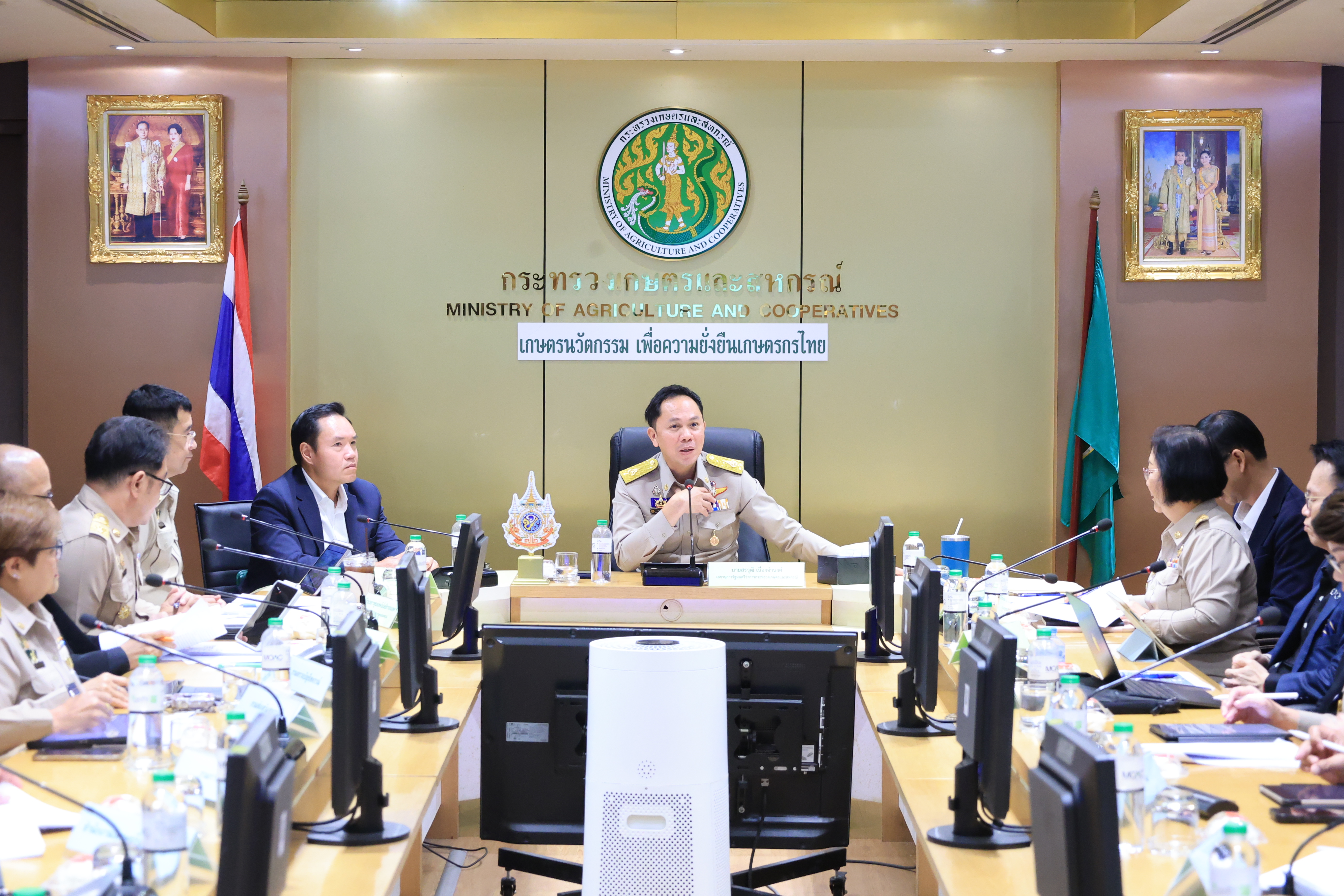 title - ส.ป.ก. ร่วมประชุมคณะกรรมการนโยบายและกำกับดูแลเทคโนโลยีสารสนเทศและปัญญาประดิษฐ์ของกระทรวงเกษตรและสหกรณ์ ครั้งที่ 1/2569